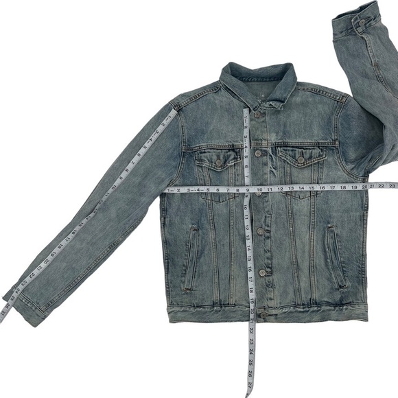 Gap 1969 Pointed Collar Denim Jean Jacket Size Medium Women's - Picture 4 of 6